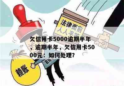 欠信用卡5000逾期半年，逾期半年，欠信用卡5000元：如何处理？