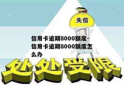 信用卡逾期8000额度-信用卡逾期8000额度怎么办