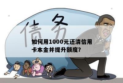 如何用1000元还清信用卡本金并提升额度？