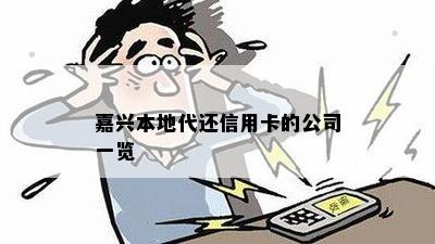 嘉兴本地代还信用卡的公司一览