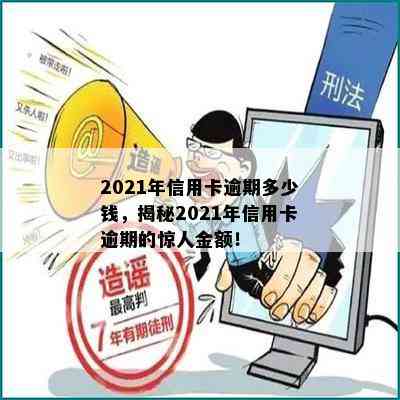 2021年信用卡逾期多少钱，揭秘2021年信用卡逾期的惊人金额！