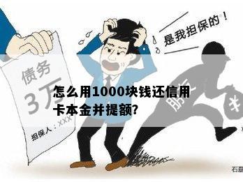 怎么用1000块钱还信用卡本金并提额？