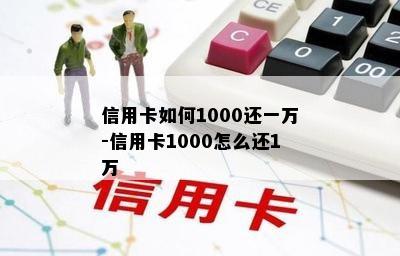 信用卡如何1000还一万-信用卡1000怎么还1万