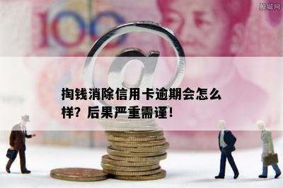 掏钱消除信用卡逾期会怎么样？后果严重需谨！