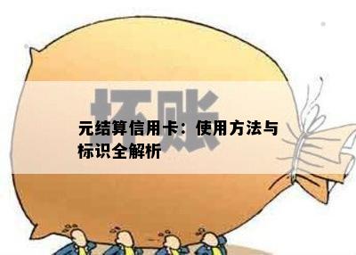 元结算信用卡：使用方法与标识全解析