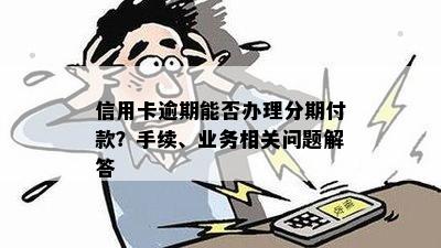 信用卡逾期能否办理分期付款？手续、业务相关问题解答