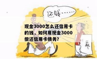 现金3000怎么还信用卡的钱，如何用现金3000偿还信用卡债务？