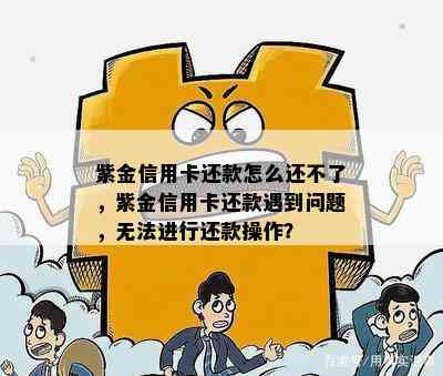 紫金信用卡还款怎么还不了，紫金信用卡还款遇到问题，无法进行还款操作？