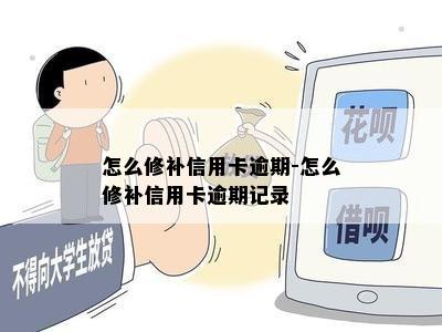 怎么修补信用卡逾期-怎么修补信用卡逾期记录