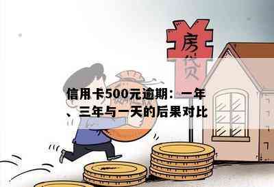 信用卡500元逾期：一年、三年与一天的后果对比