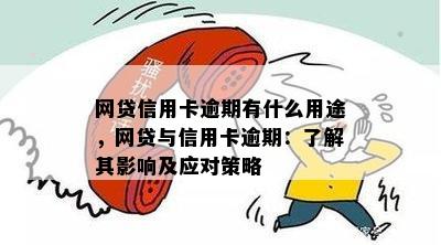 网贷信用卡逾期有什么用途，网贷与信用卡逾期：了解其影响及应对策略