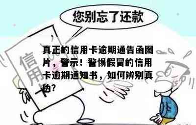 真正的信用卡逾期通告函图片，警示！警惕假冒的信用卡逾期通知书，如何辨别真伪？