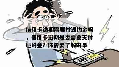 信用卡逾期需要付违约金吗，信用卡逾期是否需要支付违约金？你需要了解的事