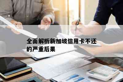 全面解析新加坡信用卡不还的严重后果