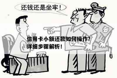 信用卡小额还款如何操作？详细步骤解析！