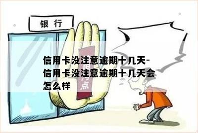 信用卡没注意逾期十几天-信用卡没注意逾期十几天会怎么样