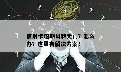 信用卡逾期周转无门？怎么办？这里有解决方案！