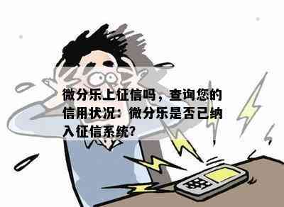 微分乐上吗，查询您的信用状况：微分乐是否已纳入系统？