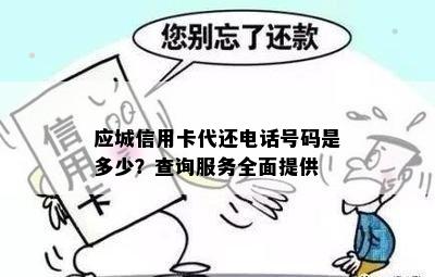 应城信用卡代还电话号码是多少？查询服务全面提供