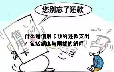 什么是信用卡预约还款支出？包括额度与限额的解释