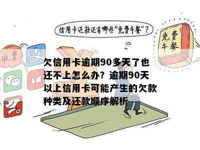 欠信用卡逾期90多天了也还不上怎么办？逾期90天以上信用卡可能产生的欠款种类及还款顺序解析