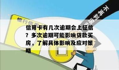 信用卡有几次逾期会上？多次逾期可能影响贷款买房，了解具体影响及应对策略