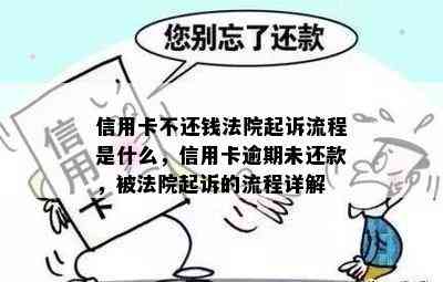 信用卡不还钱法院起诉流程是什么，信用卡逾期未还款，被法院起诉的流程详解