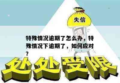 特殊情况逾期了怎么办，特殊情况下逾期了，如何应对？