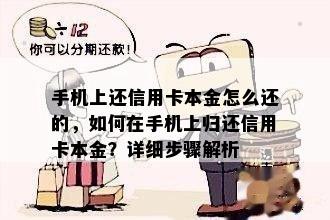 手机上还信用卡本金怎么还的，如何在手机上归还信用卡本金？详细步骤解析