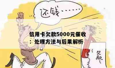 信用卡欠款5000元：处理方法与后果解析