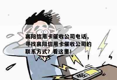 襄阳信用卡公司电话，寻找襄阳信用卡公司的联系方式？看这里！