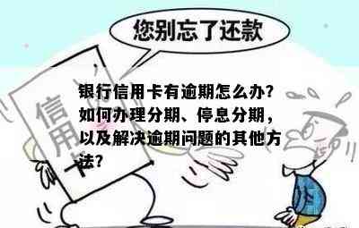 银行信用卡有逾期怎么办？如何办理分期、停息分期，以及解决逾期问题的其他方法？