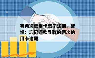 有两次信用卡忘了逾期，警惕：忘记还款导致的两次信用卡逾期