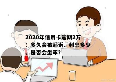 2020年信用卡逾期2万：多久会被起诉、利息多少、是否会坐牢？