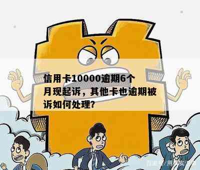 信用卡10000逾期6个月现起诉，其他卡也逾期被诉如何处理？