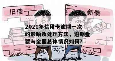 2021年信用卡逾期一次的影响及处理方法，逾期金额与全国总体情况如何？