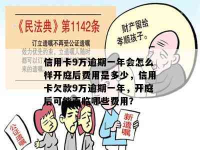 信用卡9万逾期一年会怎么样开庭后费用是多少，信用卡欠款9万逾期一年，开庭后可能面临哪些费用？