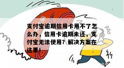 支付宝逾期信用卡用不了怎么办，信用卡逾期未还，支付宝无法使用？解决方案在这里！