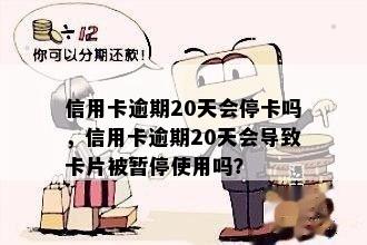 信用卡逾期20天会停卡吗，信用卡逾期20天会导致卡片被暂停使用吗？