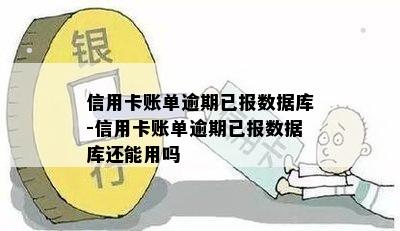 信用卡账单逾期已报数据库-信用卡账单逾期已报数据库还能用吗