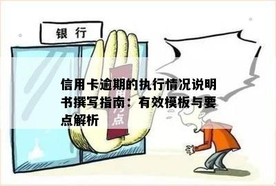 信用卡逾期的执行情况说明书撰写指南：有效模板与要点解析