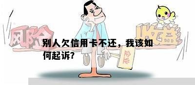 别人欠信用卡不还，我该如何起诉？