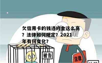 欠信用卡的钱违约金这么高？法律如何规定？2021年有何变化？