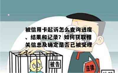 被信用卡起诉怎么查询进度、结果和记录？如何获取相关信息及确定是否已被受理？