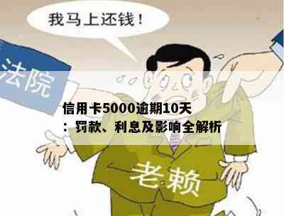 信用卡5000逾期10天：罚款、利息及影响全解析