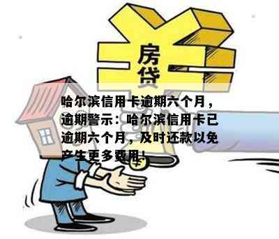 哈尔滨信用卡逾期六个月，逾期警示：哈尔滨信用卡已逾期六个月，及时还款以免产生更多费用！