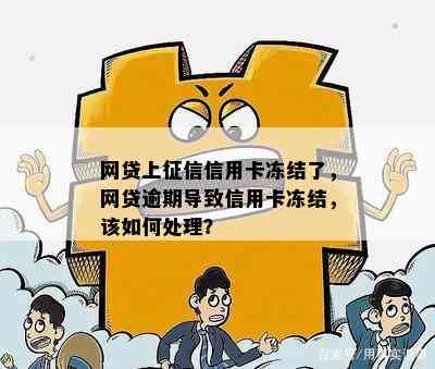 网贷上信用卡冻结了，网贷逾期导致信用卡冻结，该如何处理？