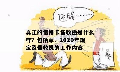 真正的信用卡函是什么样？包括章、2020年规定及员的工作内容