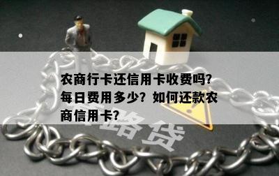 农商行卡还信用卡收费吗？每日费用多少？如何还款农商信用卡？