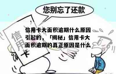 信用卡大面积逾期什么原因引起的，「揭秘」信用卡大面积逾期的真正原因是什么？